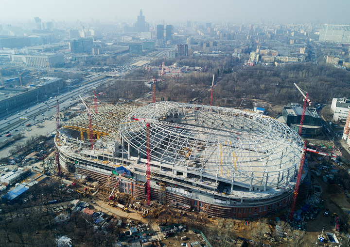 Фото стадион динамо москва реконструкция