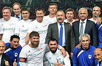 Ахмат, фото, Владимир Путин, Валерий Газзаев, Ахмат-Арена, Роман Широков, Роналдиньо, Политика
