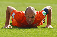 фото, ЧМ-2014, сборная Нидерландов по футболу, Арьен Роббен