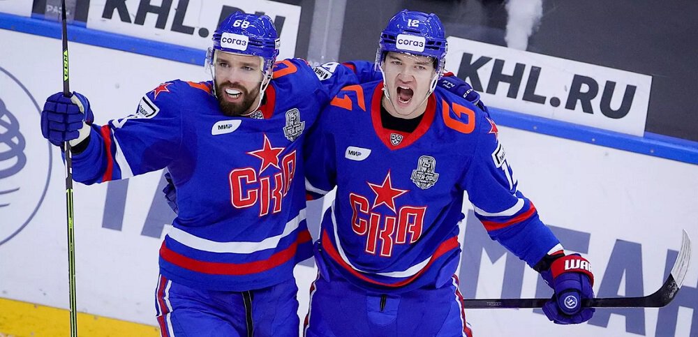 СКА ведет 3-2 в серии с минским Динамо после победы 6:3 в пятом матче