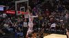 Zach LaVine flies in for the alley-oop slam