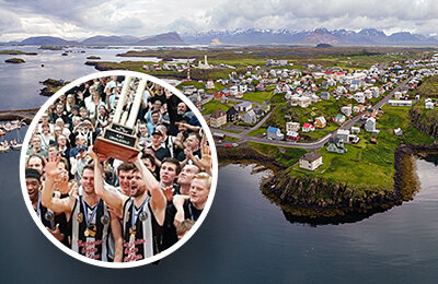 Тренер-дебютант с русскими корнями взял титул в Исландии. Его команда – из поселка, где живут всего 2574 человека