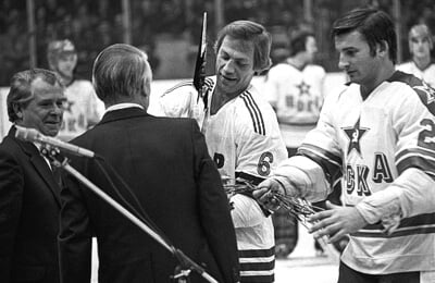 сборная СССР, Виктор Тихонов, Алан Иглсон, Сборная Канады по хоккею с шайбой
