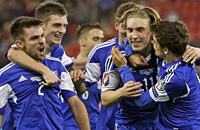 сборная Нидерландов по футболу, Сборная Исландии по футболу, фото, квалификация Евро-2024