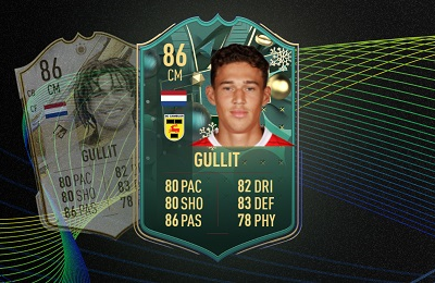В FIFA вышла карточка сына Гуллита. Ему дали статы легендарного отца