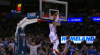 Russell Westbrook flies in for the alley-oop slam