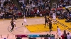 Draymond Green gets up for the big rejection