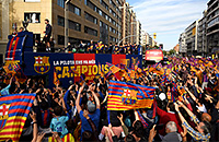 Чемпионский парад «Барселоны». Последний для Иньесты