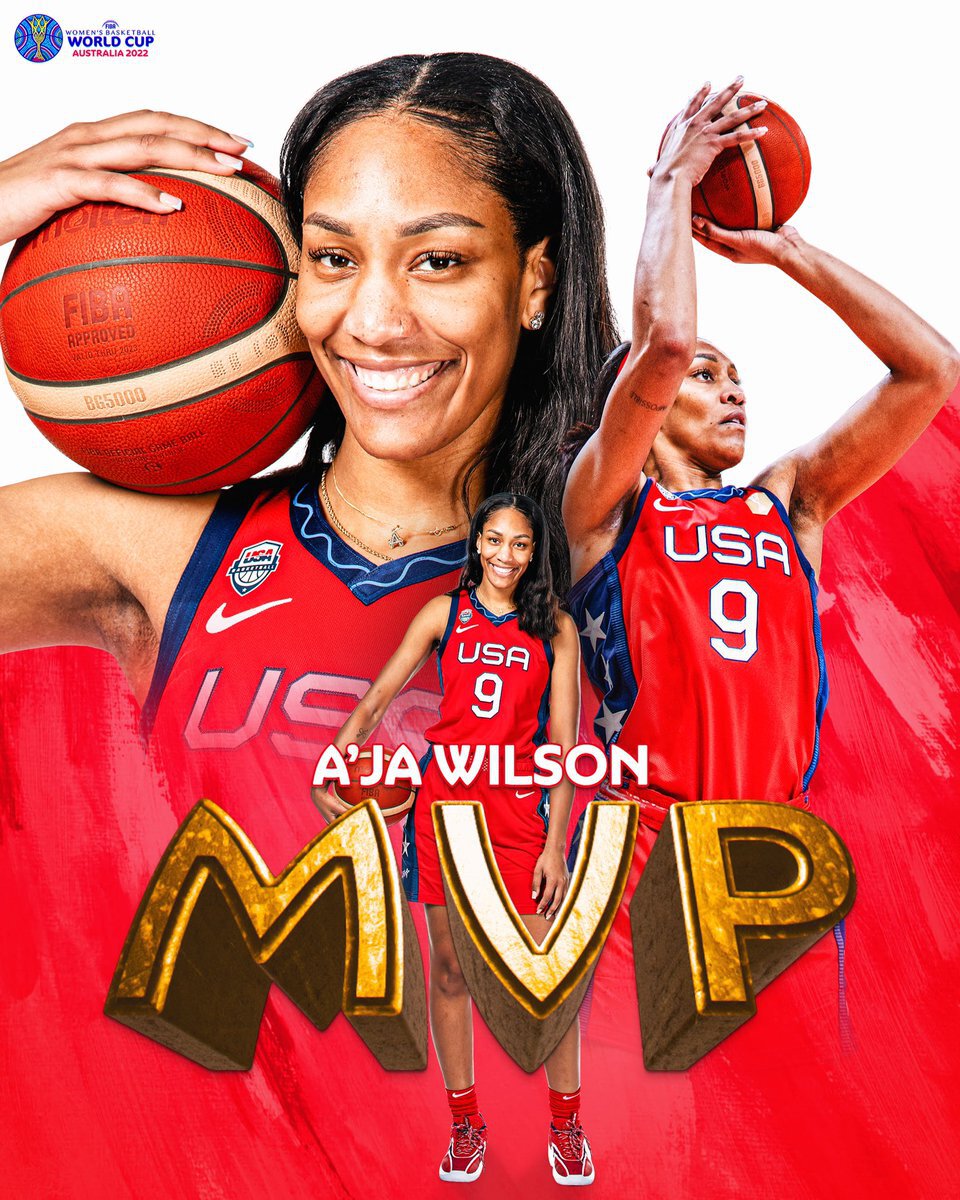 Эйжа Уилсон из сборной США признана MVP женского чемпионата мира-2022