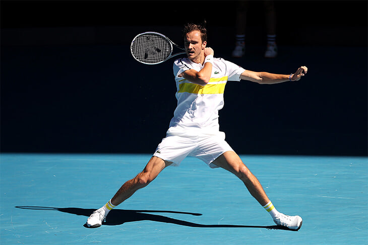 Медведев прошел Рублева в 1/4 Australian Open. Лучше выдержал жару и выиграл все ключевые моменты 