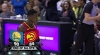 Dennis Schroder knocks it down as the clock expires