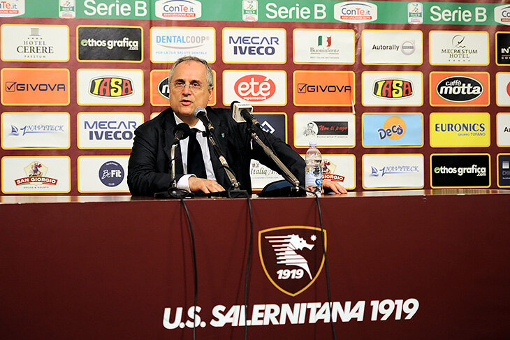 В Серии А «Салернитану» могут снять посреди сезона. Клуб не нашел покупателя, среди владельцев по-прежнему президент «Лацио»