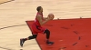 Norman Powell rattles the rim on the finish!