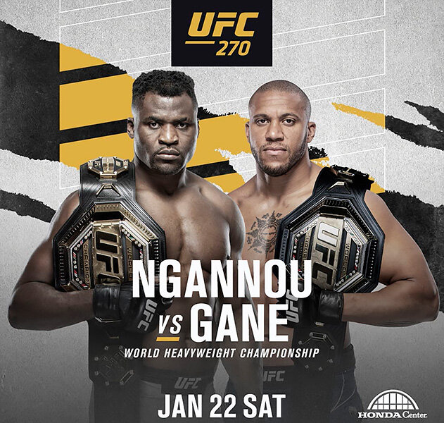 Чемпионский бой главных тяжеловесов планеты: Нганну против Гана. Онлайн UFC 270