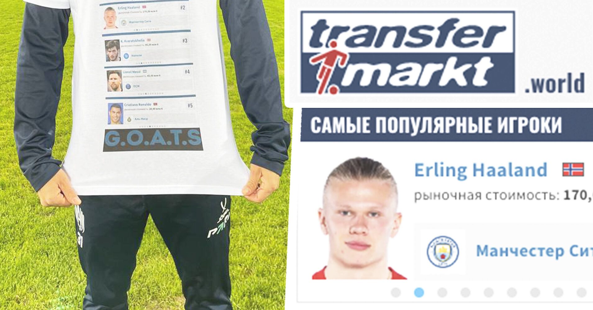 Комик Фил Воронин самый популярный футболист на российском Transfermarkt прямо сейчас