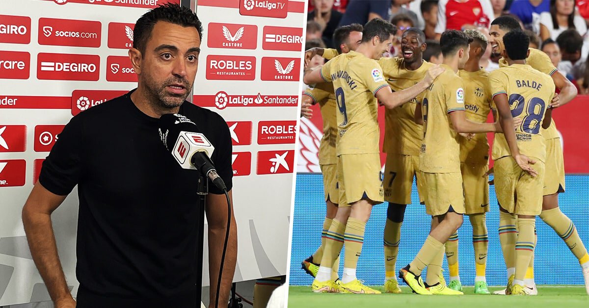 Хави про 3:0 с Севильей: С 20-й минуты мы доминировали. Увидели великолепную Барсу