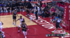 Clint Capela scores off the great dish by Chris Paul