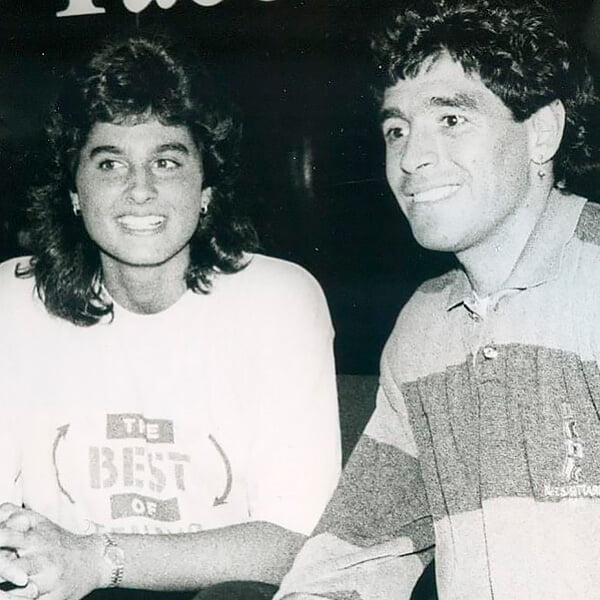 Марадона обожал теннис: ходил еще с 80-х, летал на Кубок Дэвиса в Москву и довел Федерера до слез