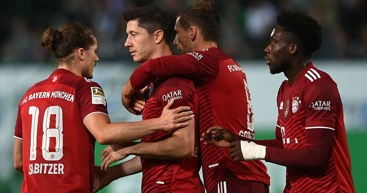 Бавария выиграла 9 матчей подряд с общим счетом 45:5