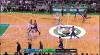 Kristaps Porzingis Blocks in Boston Celtics vs. New York Knicks