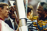 сборная ЮАР по футболу, Кубок Африки, фото, Нельсон Мандела