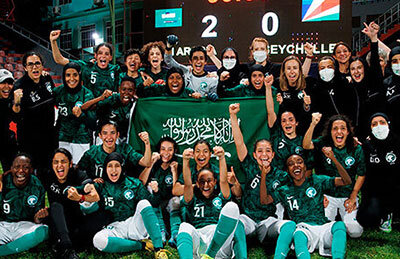 высшая лига Саудовская Аравия, Сборная Саудовской Аравии по футболу, женский футбол