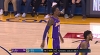 Larry Nance Jr. goes up to get it and finishes the oop