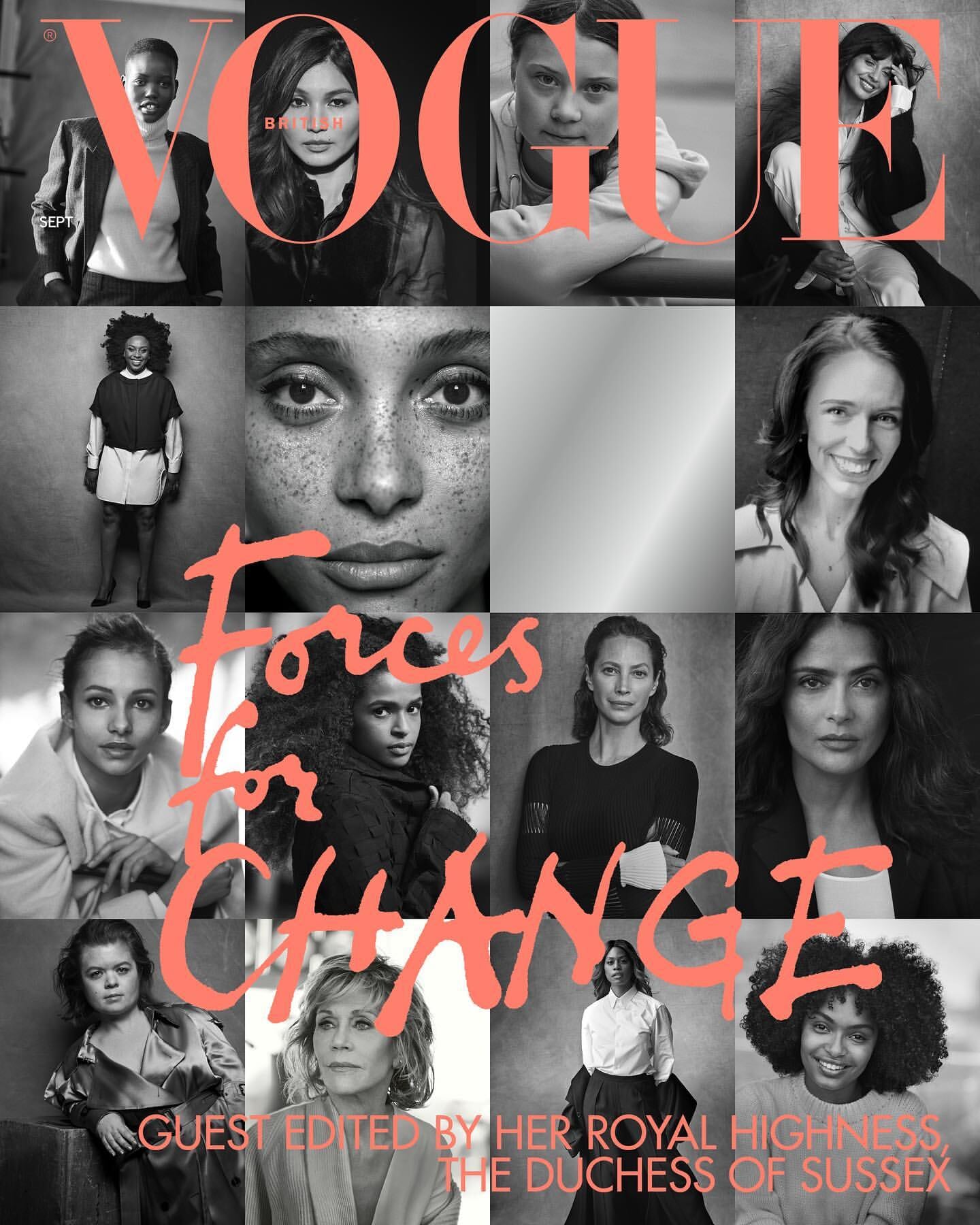 Британский Vogue за 3 месяца поставил на обложку Рэшфорда и Серену