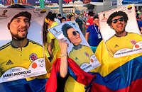 болельщики, Сборная Колумбии по футболу, ЧМ-2018 FIFA