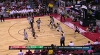 Jayson Tatum with the rejection vs. the Trail Blazers