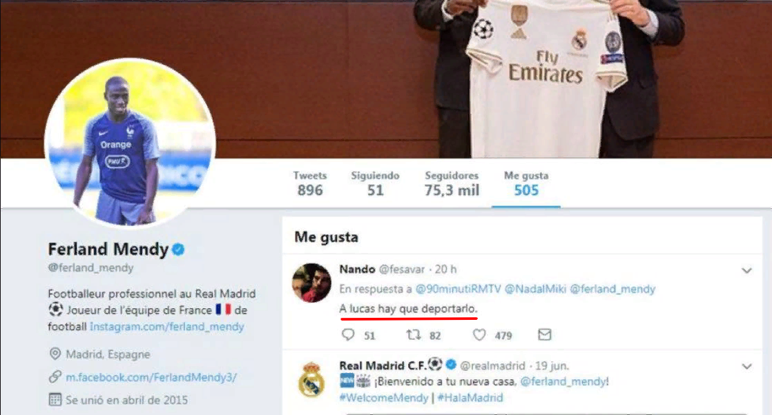 Новичок Реала Менди лайкнул пост, призывающий клуб избавиться от Лукаса Васкеса - изображение 1