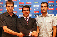 Гвардиола стал тренером в 4-м дивизионе Испании. Ему много помогал Кройфф