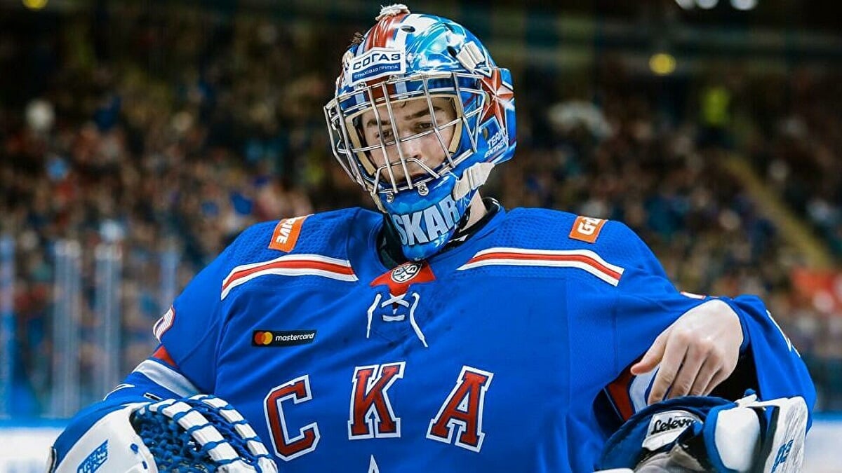 Вратарь СКА Аскаров был заменен в игре с рижским Динамо, пропустив 3 шайбы