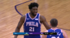 Joel Embiid with the big dunk