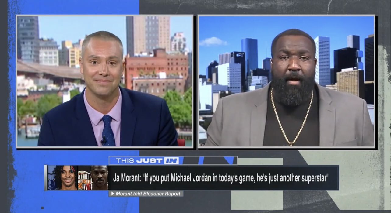 В эфире ESPN обсудили провокационную цитату Морэнта о Джордане, которую придумал пародийный аккаунт