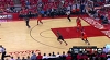Victor Oladipo with the rejection vs. the Rockets