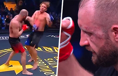 Третий брат Емельяненко странно дебютировал в MMA: отправил соперника в нокдаун, но закончил с разбитым лицом