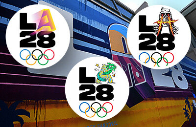 У Олимпиады-2028 уже больше 35 логотипов! Среди дизайнеров – Билли Айлиш, Риз Уизерспун и Эллисон Феликс