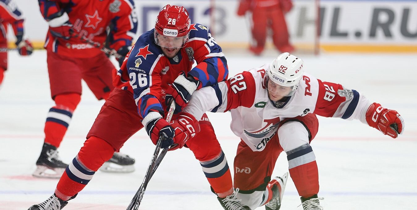 Локомотив перебросал ЦСКА 17:4 в первом периоде