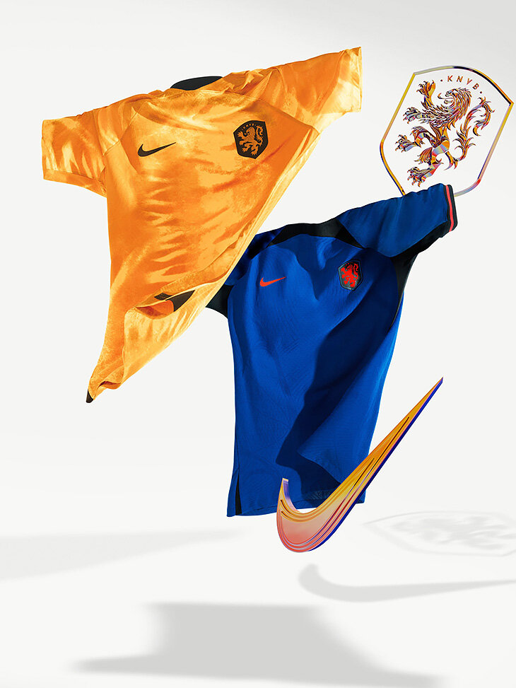 Формы ЧМ-2022 от Nike: ягуар – у бразильцев, лев – у голландев, неправильные шашечки – у хорватов