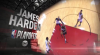 James Harden with the huge dunk!