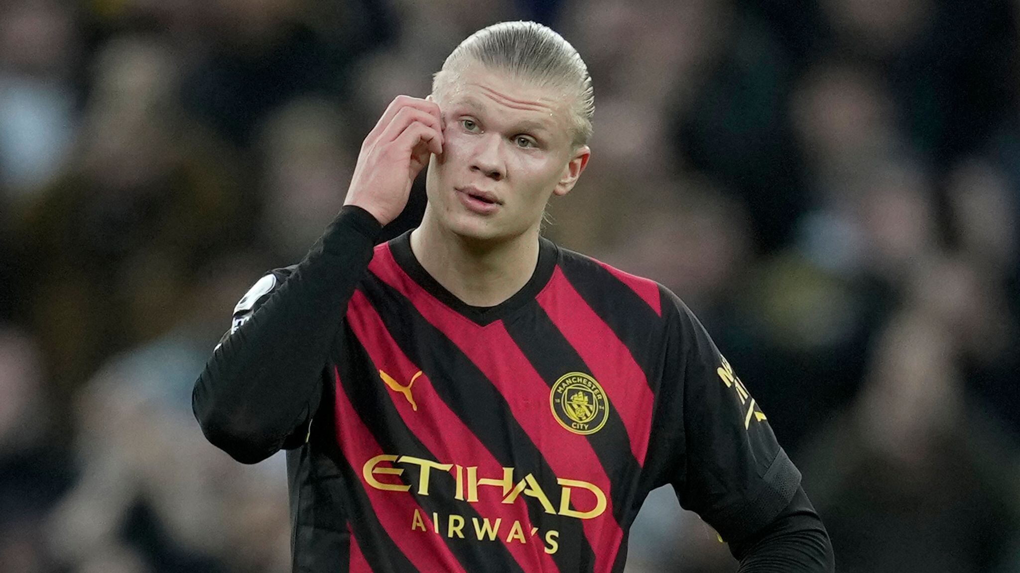 Холанд получил 5 из 10 от Sky Sports за матч с Тоттенхэмом меньше нет ни у кого. У Кейна 8, у Хейбьерга 9