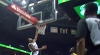 Giannis Antetokounmpo rises up and throws it down
