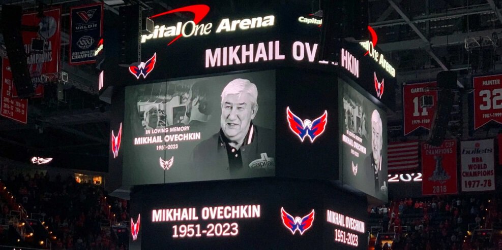Вашингтон почтил память отца Овечкина перед матчем с Флоридой