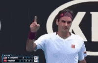 Теннис Сандгрен, Роджер Федерер, ATP, Australian Open