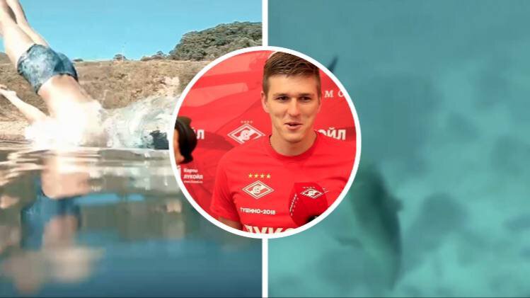 Соболев выложил ролик, в котором нырнувший человек под водой превращается в дельфина: Отпуск