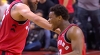 Kyle Lowry hits the shot with time ticking down