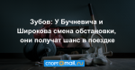 Зубов: У Бучневича и Широкова смена обстановки, они получат шанс в поездке