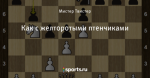 Как с желторотыми птенчиками