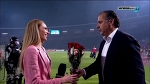 Miodrag Grof Božović poklonio cveće voditeljki / FK Crvena Zvezda - FK Radnički / 21.5.2016